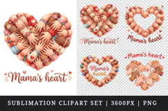 Mama clipart printable sublimation design png Product Image 1