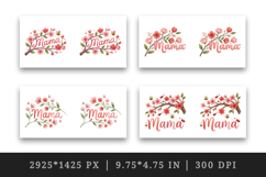 Mama mug wrap printable sublimation design Product Image 2