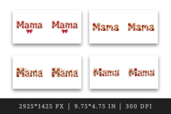 Mama mug wrap printable sublimation design Product Image 2