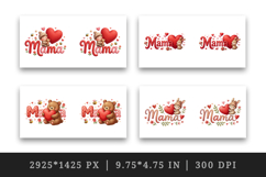 Mama mug wrap printable sublimation design Product Image 2