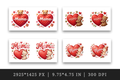 Mama mug wrap printable sublimation design Product Image 2