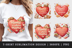 Mama t-shirt printable sublimation design png Product Image 1