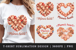 Mama t-shirt printable sublimation design png Product Image 1