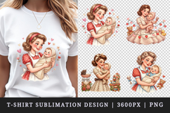 Mama t-shirt printable sublimation design png Product Image 1