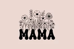 mama wildflower mothers day png svg vectors with transparent background high resolution for cricut silhouette and sublimation machine
