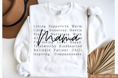 Mama words png svg, Mama png svg, Mama tshirt designs svg Product Image 1