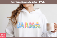 Mama Sublimation Latch Hook Yarn Mama Puff Mothers Day Product Image 2