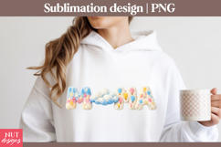 Mama Sublimation Cute Latch Hook Mama Puff Mothers Day Product Image 2