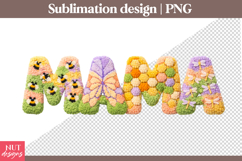 Bee Mama Sublimation Latch Hook Mama Puff Mothers Day Product Image 1