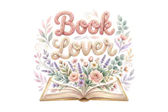 T shirt Book lover typography with watercolor flowers and op Product Image 2