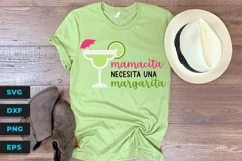 Mamacita Necesita una Margarita - Diseño Español - SVG Product Image 2