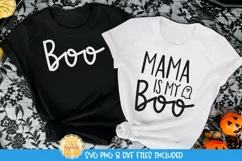 Mommy and Me Matching Halloween SVG - Boo | Mama Is My Boo Product Image 1