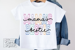 Mamas Bestie SVG - Baby Girl SVG - Mothers Day Mama Mini PNG Product Image 3