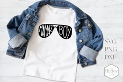 Mama's Boy SVG | Aviator Sunglasses SVG | Kid Cut File Product Image 1