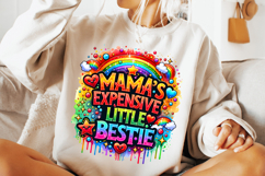 Mama&#039;s Expensive Little Bestie, Funny Kids Sublimation, Mom Product Image 2