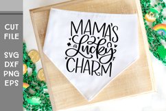 Mama's Lucky Charm, St Patrick's Baby Hand Lettered SVG Product Image 2