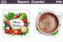 Mama&#039;s Kitchen Square Coaster | Mother&#039;s Day Coaster Bundle Product Image 4