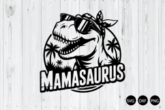 Mamasaurus SVG, Dino Mom SVG, Moms Day SVG Product Image 1