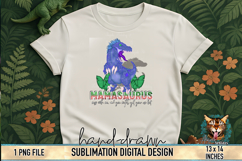 Mamasaurus T-Rex Sublimation Design Product Image 1