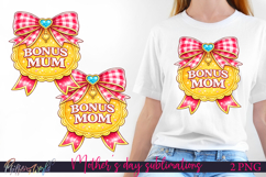 Bonus Mom &amp; Bonus Mum Badge | Mother’s Day Sublimations Product Image 1