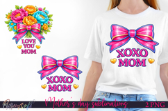 XOXO Mom &amp; Love You Mom | Mother’s Day Sublimations Product Image 1