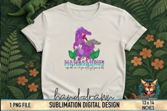Mamasaurus T-Rex Sublimation Design Product Image 3