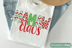 Mamaw Claus PNG | Mamaw Christmas Sublimation Product Image 1