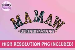 Mamaw University png, Funny Mamaw design Product Image 3