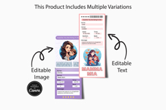 Customizable Mamma Mia Broadway Surprise Ticket Printable Product Image 3