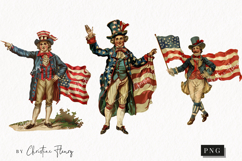 Whimsical 4th Of July People Clipart | 4th Of July PNG Product Image 1