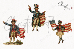 Whimsical 4th Of July People Clipart | 4th Of July PNG Product Image 3