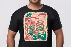 Cowgirl boots SVG Cut file Text Be Wild Cowboy Snake Tshirt Product Image 7