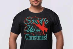 Saddle Up for Christmas SVG | Western Cowboy Christmas Shirt Product Image 4