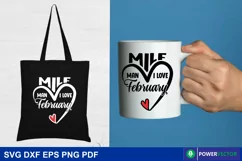 MILF Man I Love February, Funny Valentine Svg Png Product Image 2