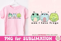 MILF Man I Love Frogs Png, Retro Frog Png Product Image 3