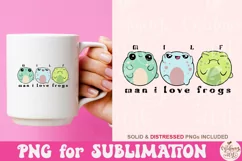 MILF Man I Love Frogs Png, Retro Frog Png Product Image 2