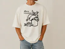 Merry Fishmas SVG Christmas Fishing Shirt Cut File PNG Product Image 2