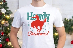 Western Christmas Bundle Cowboy &amp; Cowgirl Holiday Quotes SVG Product Image 4