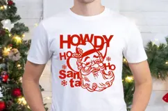 Western Santa SVG Designs | Howdy Santa & Yeehaw Christmas Product Image 3