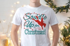 Saddle Up for Christmas SVG | Western Cowboy Christmas Shirt Product Image 3