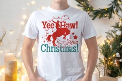 Cowboy Christmas Printable Cut file Western Holiday Yee Haw! Product Image 2