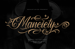 Manciety | Tattoo Script Font Product Image 1