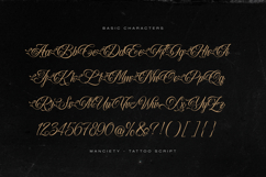 Manciety | Tattoo Script Font Product Image 10