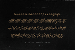 Manciety | Tattoo Script Font Product Image 11