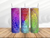 Mandala Tumbler Wraps for Sublimation BUNDLE | 48 PNG Product Image 2