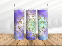 Mandala Tumbler Wraps for Sublimation BUNDLE | 48 PNG Product Image 11