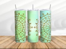 Mandala Tumbler Wraps for Sublimation BUNDLE | 48 PNG Product Image 14