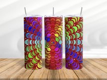 Mandala Tumbler Wraps for Sublimation BUNDLE | 48 PNG Product Image 5