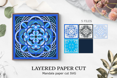 Layered Mandala Shadow Box Svg / Paper Cut File Product Image 1