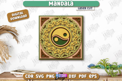 Multilayered Mandala Laser Cut | Detailed Mandala | Wall Art Product Image 1